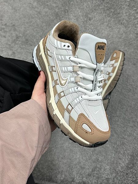р.36-41 Кроссовки Nike P-6000 Brown Grey Gore Tex   0712