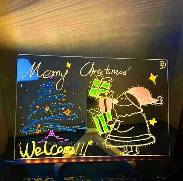 Детская светодиодная LED доска-ночник Артикул2578