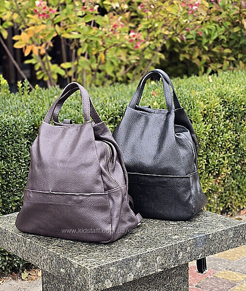 Сумка рюкзак Virginia Conti Италия. Естественная кожа.