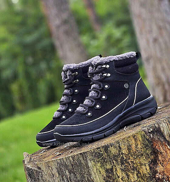 р.37,38,39,40 Женские ботинки Skechers Easy Going Winter Road2 оригинал.