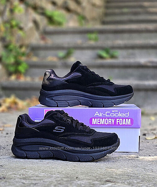 р.36.5-41 Женские ботинки Skechers  оригинал, натуральный  замш