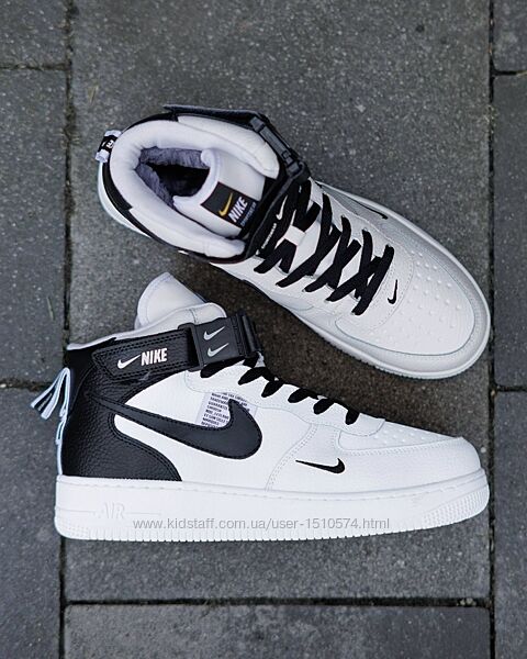  р.41-46 Кроссовки  Nike Air Force с мехом   NK328