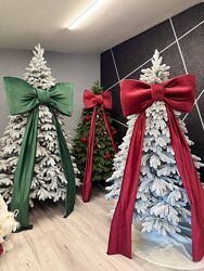 Большие  красивые банты на ёлку, 6 расцветок