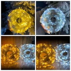 Уличные гирлянды 50 метров  для настоящей новогодней атмосферы 