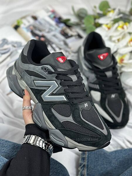 р.37-45 Кроссовки New Balance 9060 Black Grey Артикул 0741