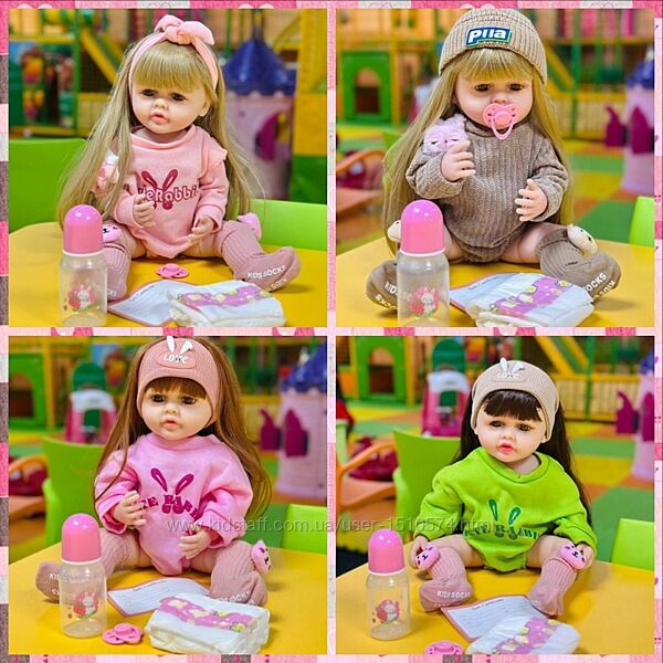 Высокие куклы Реборн как живые  премиум качество  Артикул 2526