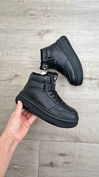 р.34-38 Зимние хайтопы, кроссовки фирмы Tom. m Артикул 11206A   