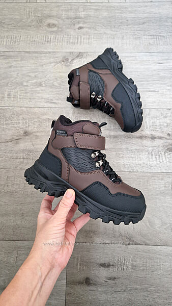 р.33-38 Зимние ботинки для мальчиков BI&KI Артикул 01437E