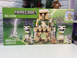Lego Minecraft Крепость железного голема 868 деталей Артикул 31250