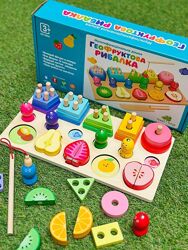 Логическая доска фруктовая рыбалка  Артикул 2267