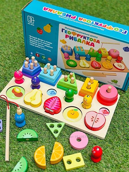 Логическая доска фруктовая рыбалка  Артикул 2267