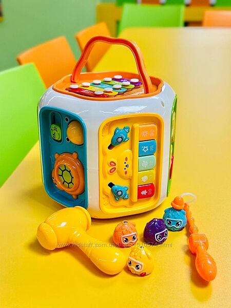 Многофункциональный музыкальный куб 8в1   Артикул 2513