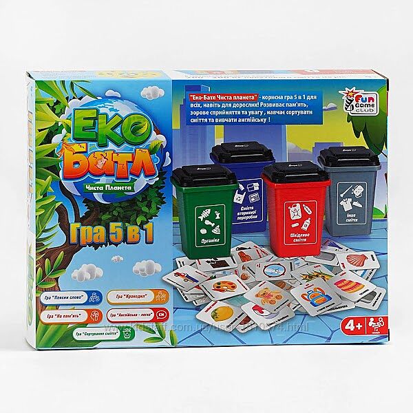 Игра Эко Батл. Чистая планета Артикул1932