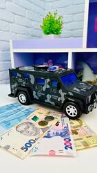Сейф для денег и монет в виде большого авто Артикул 2487