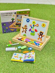 Интерактивная деревянная доска 2 в 1 Артикул 2459