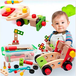 Деревянный конструктор в боксе Артикул 2431