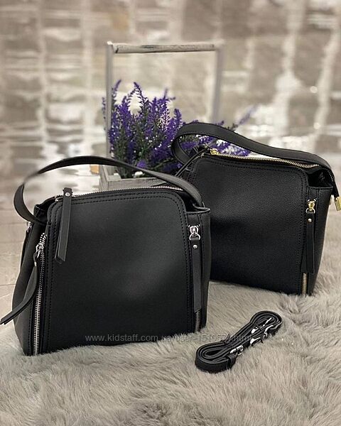 Женская сумка в стильном дизайне с золотой фурнитурой. Артикул SN0001-1