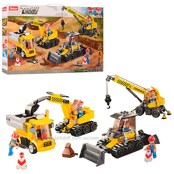 Конструктор Строительная техника  465 деталей Артикул M38-B0810