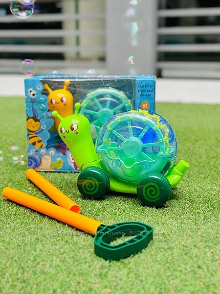 Установка с мыльными пузырями  Каталка Улитка Артикул 2056