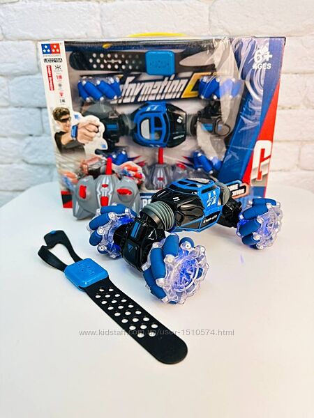 Машина на радиоуправлении браслет пульт 2 цвета  Артикул 2182  