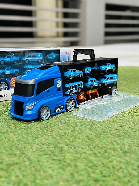 Большой трейлер  6 машинок  Артикул2254