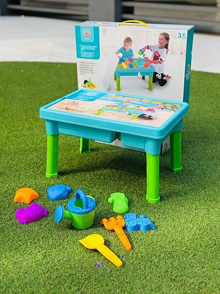 Стол песочница с набором игрушек для песка Артикул2405