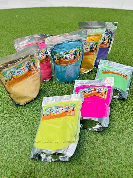 Кинетический песок 5 цветов Артикул 2406