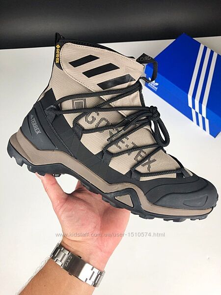 р.41-46 Кроссовки Adidas Terrex Snow Cold. Rdy бежевые зима KS 12637