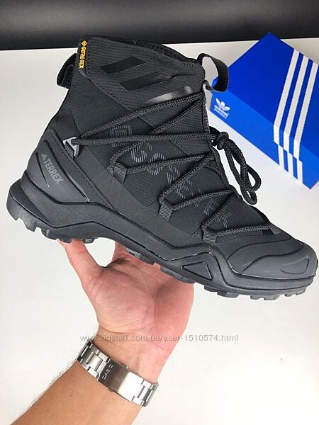 р.41-46 Кроссовки Adidas Terrex Snow Cold. Rdy черные зима KS 12638