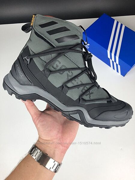 р.41-46 Кроссовки Adidas Terrex Snow Cold. Rdy серые зима KS 12639