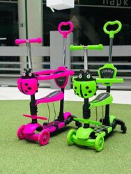 Самокат 5 в 1 с дополнительными колесами Артикул JR3-101