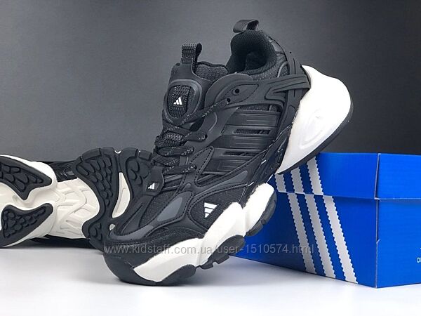 р.41-45 Кроссовки Adidas Vento XLG черно/белые термо KS 12650