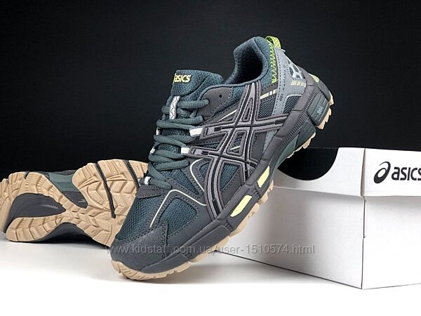 р.36-40 Кроссовки Asics Gel Kahana 8 серо/салатовые KS 12682
