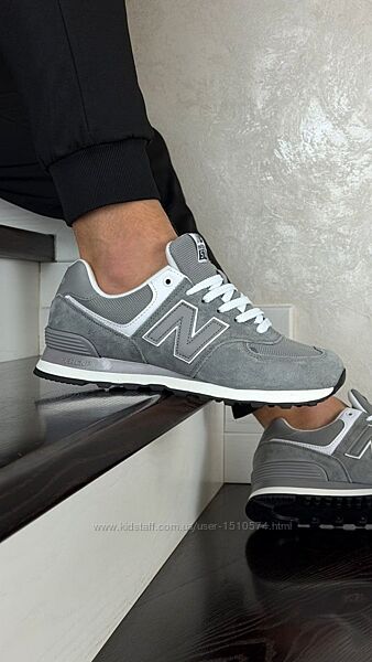 р.41-46 Кроссовки New Balance 574 серые KS 12714