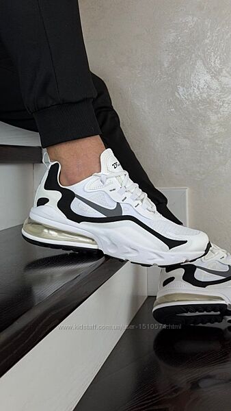 р.41-45 Кроссовки Nike Air Max 270 React белые KS 12719