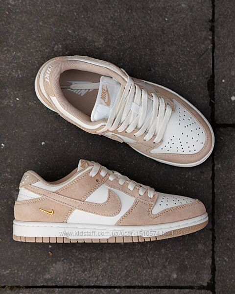р.36-41 Кроссовки Nike SB Dunk Low Sail Metallic Gold NK369