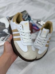 р.36-41 Кроссовки Adidas Samba White Beige Артикул 0967
