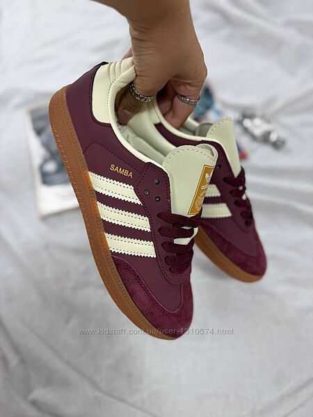 р.36, 39 Кроссовки Adidas Samba Red Артикул 0963