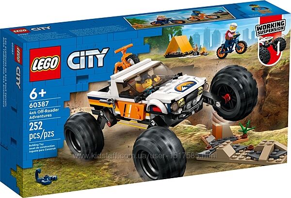 LEGO City Пригоди на позашляховику 4х4 60387