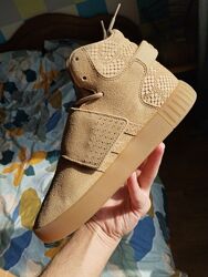 Adidas tubular оригинал 38 ст.24.5 см новые кожаные хайтопы кроссовки