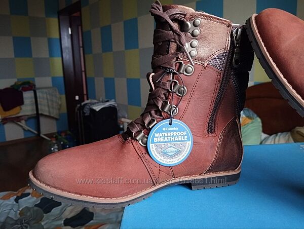 Columbia оригинал 37 ст. 23 см. новые кожаные ботинки