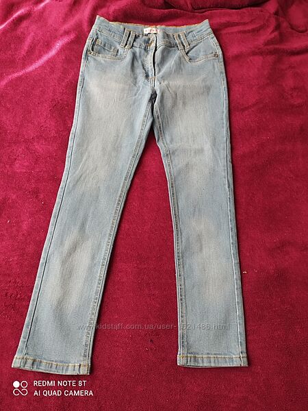 Новые джинсы для девочек 122/128 и 146/152 Польша светлые и темные