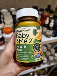 MegaFood, Baby & Me 2, витамины для беременных и кормящих, 60 табл.