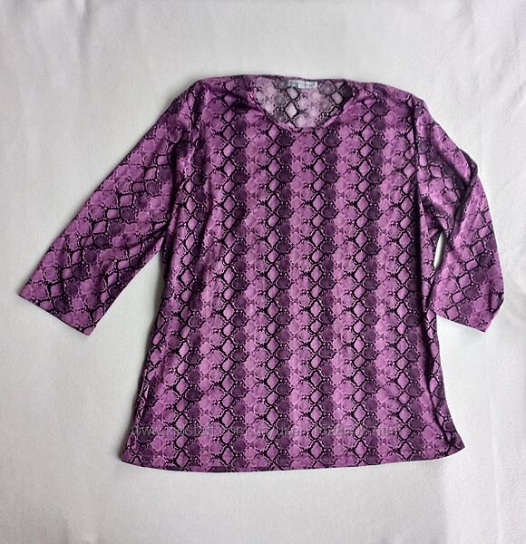 Футболка бузкова пітон, довжина 72 см.