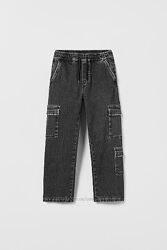 Стильні джинси бегі для хлопчика. Zara.
