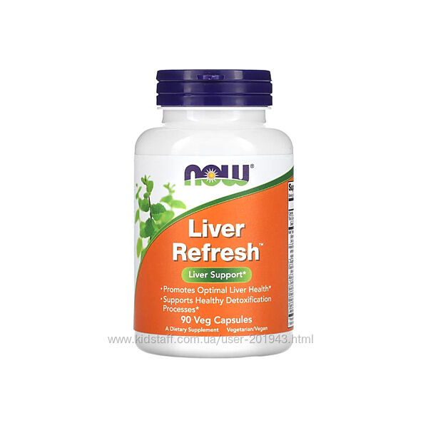 NOW Foods, Liver Refresh, Здоров&acuteя печінки, печень