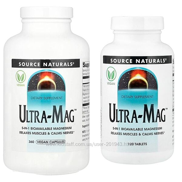 Source Naturals, Ultra-Mag, 120&92360