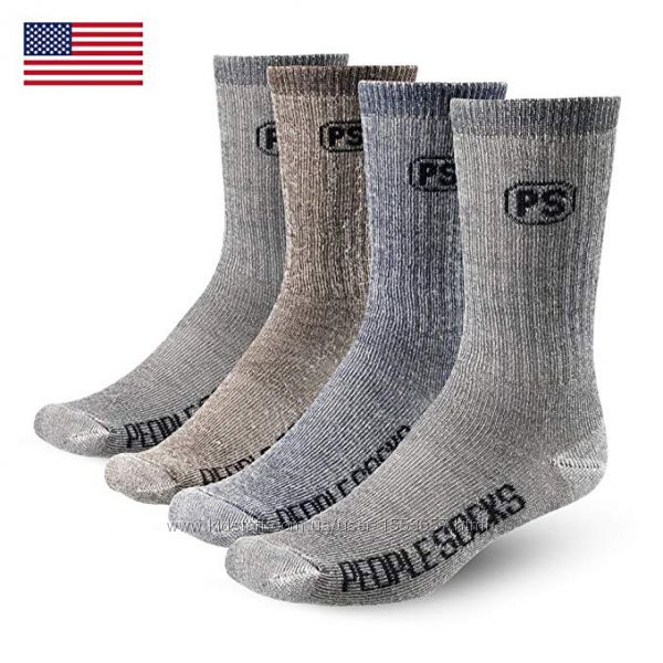 People Socks 4 Pairs 71 Premium Large Crew Merino Wool Socks Merino Wool H
