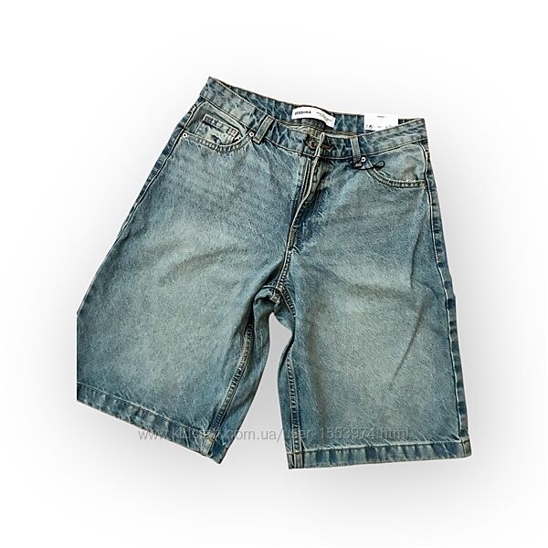 Шорты джинсовые Baggy оригинал Bershka