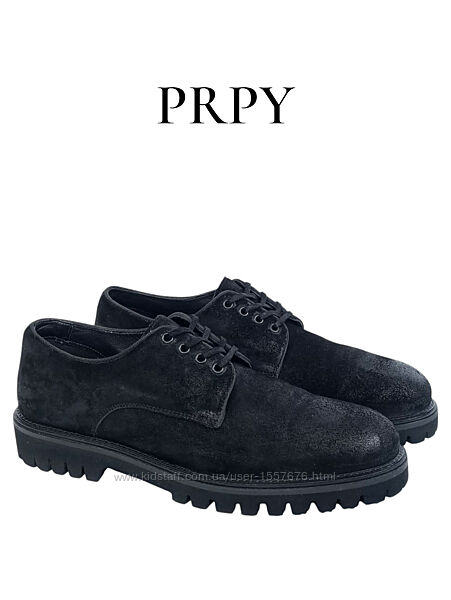 Кожаные мужские туфли дерби PRPY Оригинал